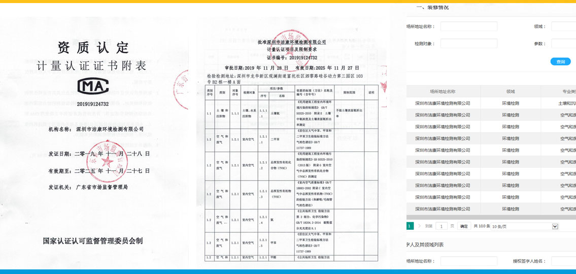 CMA检测报告